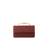 Maroon Faux Leather Handbag
