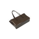 Dark Grey Croc Texture Tote Bag